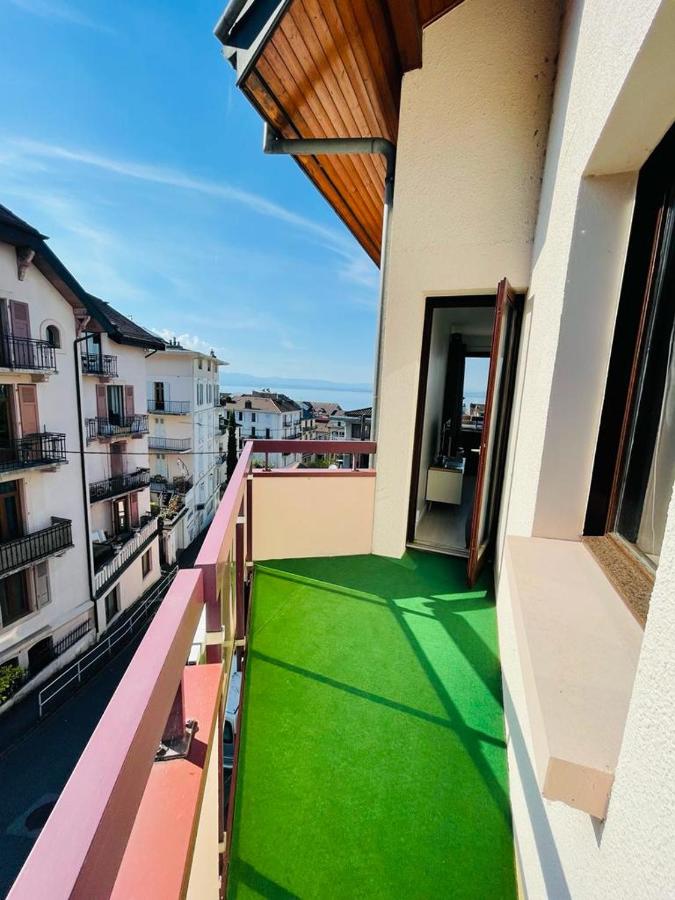 F2 près débarcadère, en centre ville, des thermes EVIAN LES BAINS 2 étoiles - Ferienwohnung Évian-les-Bains