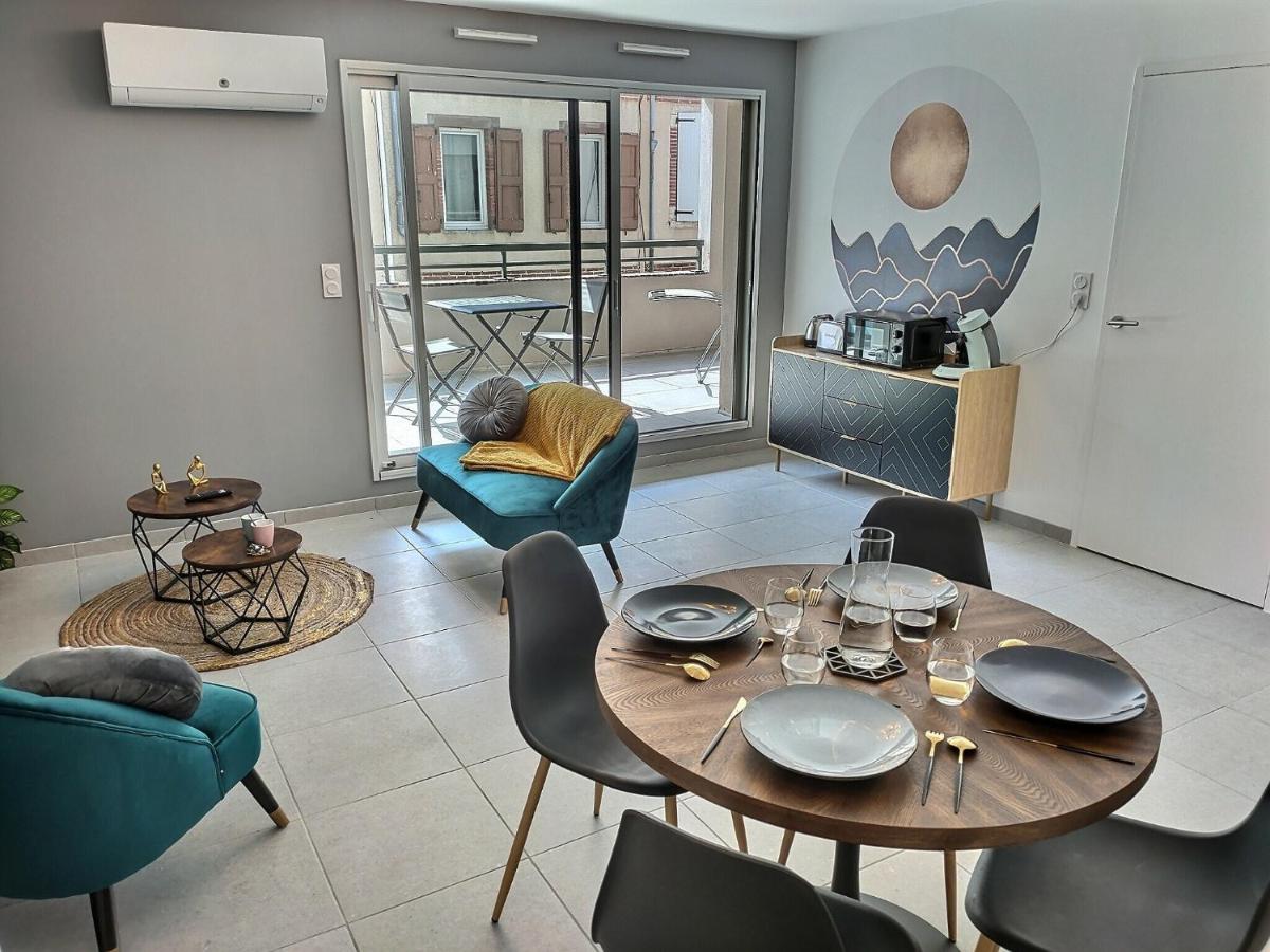 Le Fil d'Or - Terrasse, Box privé, Centre ville - B&B Albi