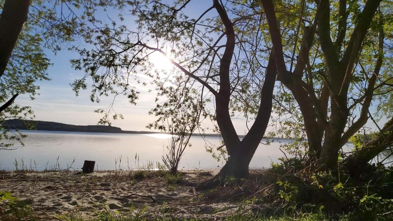 Nowy domek drewniany Tu Mi Dobrze w Lubkowie z plażą - Chambres d'hôtes Lubkowo