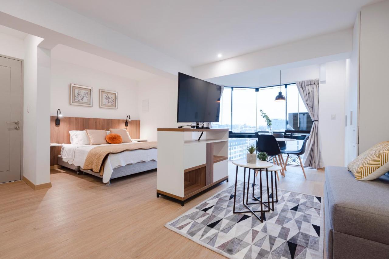B&B Lima - ALU Apartments - Miraflores f/Doubletree Hilton c/AC Wifi+60M - Bed and Breakfast Lima