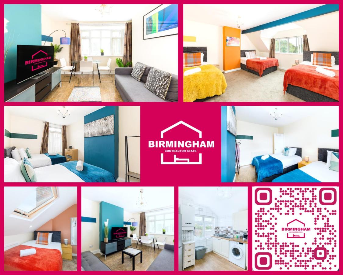 B&B Birmingham - Birmingham Contractor Stays - 3 Bedroom Flat, 6 Beds plus Parking - Bed and Breakfast Birmingham