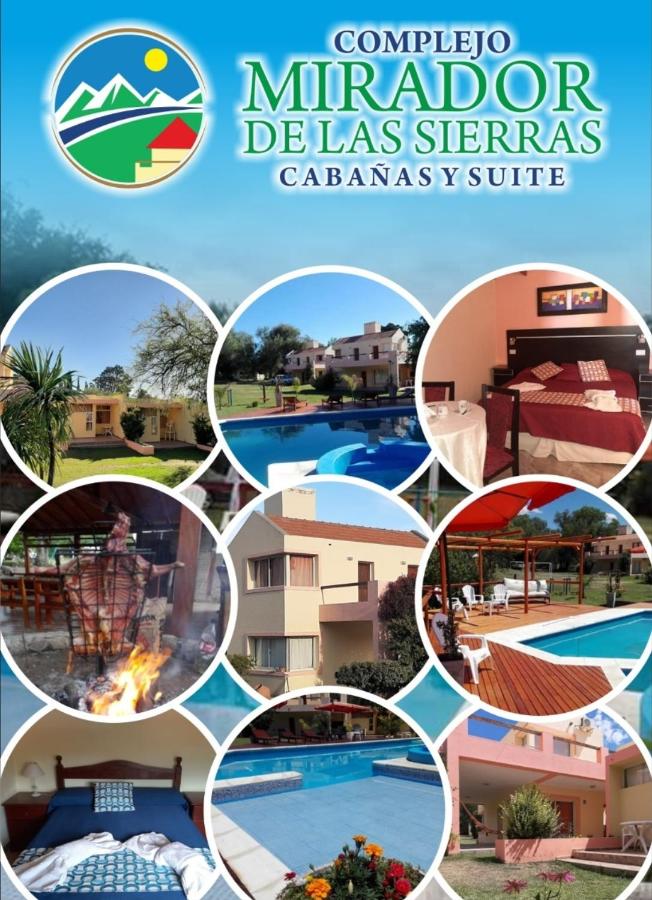 Complejo Mirador de las Sierras pileta climatizada al aire libre - B&B San Javier