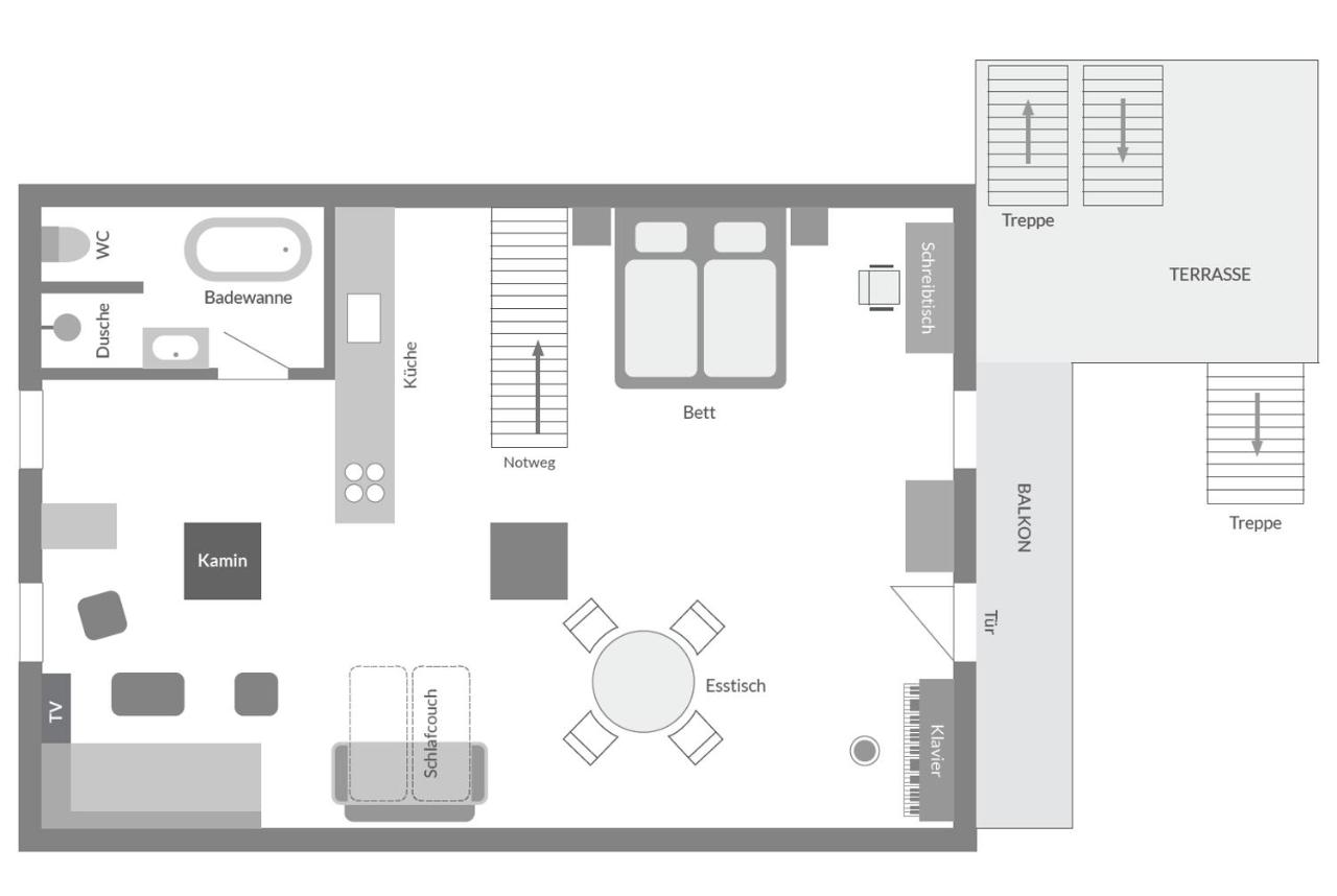 Apartamento con vistas a las montañas