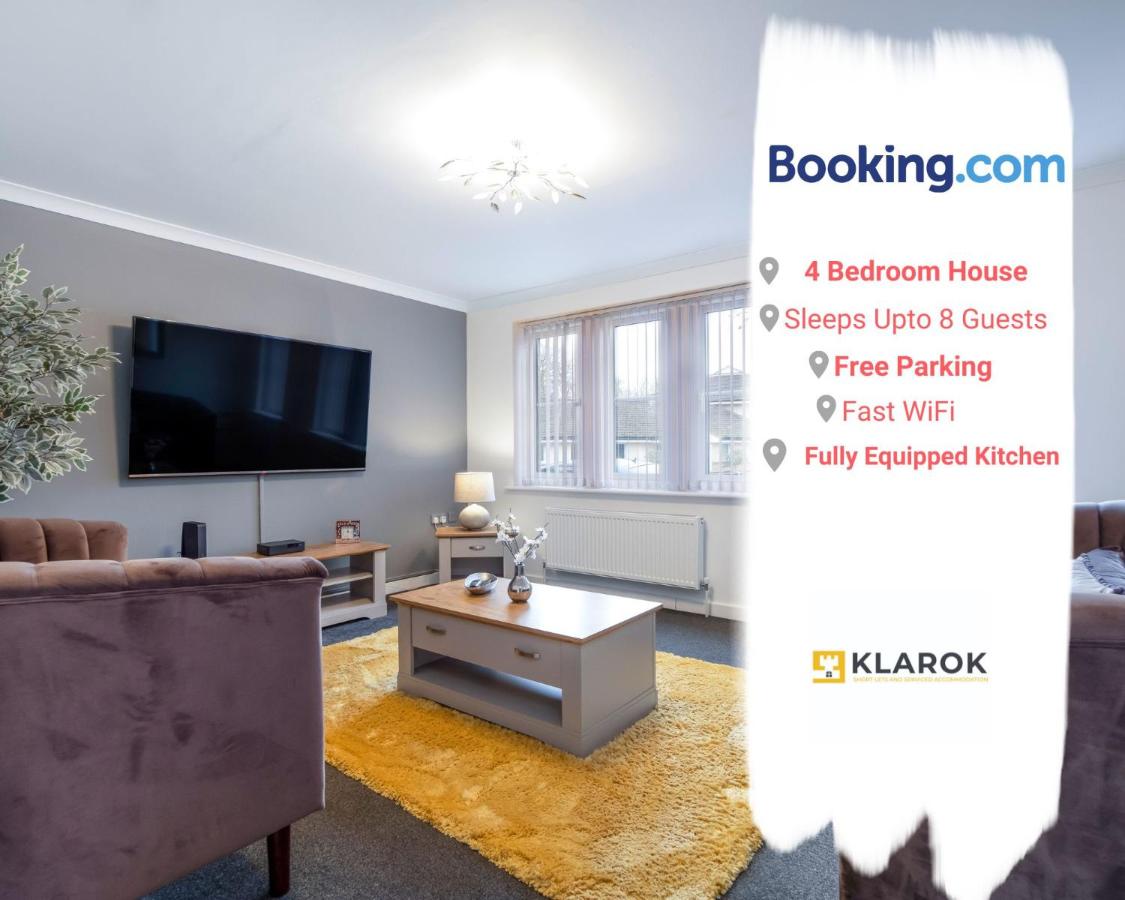 B&B Peterborough - LONG STAYS 30pct OFF - Spacious 4Bed - Sports Channels - Parking By Klarok Short Lets & Serviced Accommodation - Bed and Breakfast Peterborough
