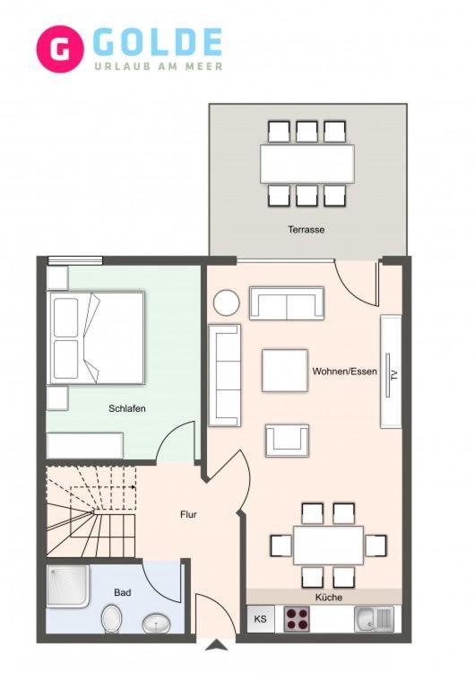 Friesenhof Dreilanden Friesenhof Appartement 3 - Chambres d’hôtes