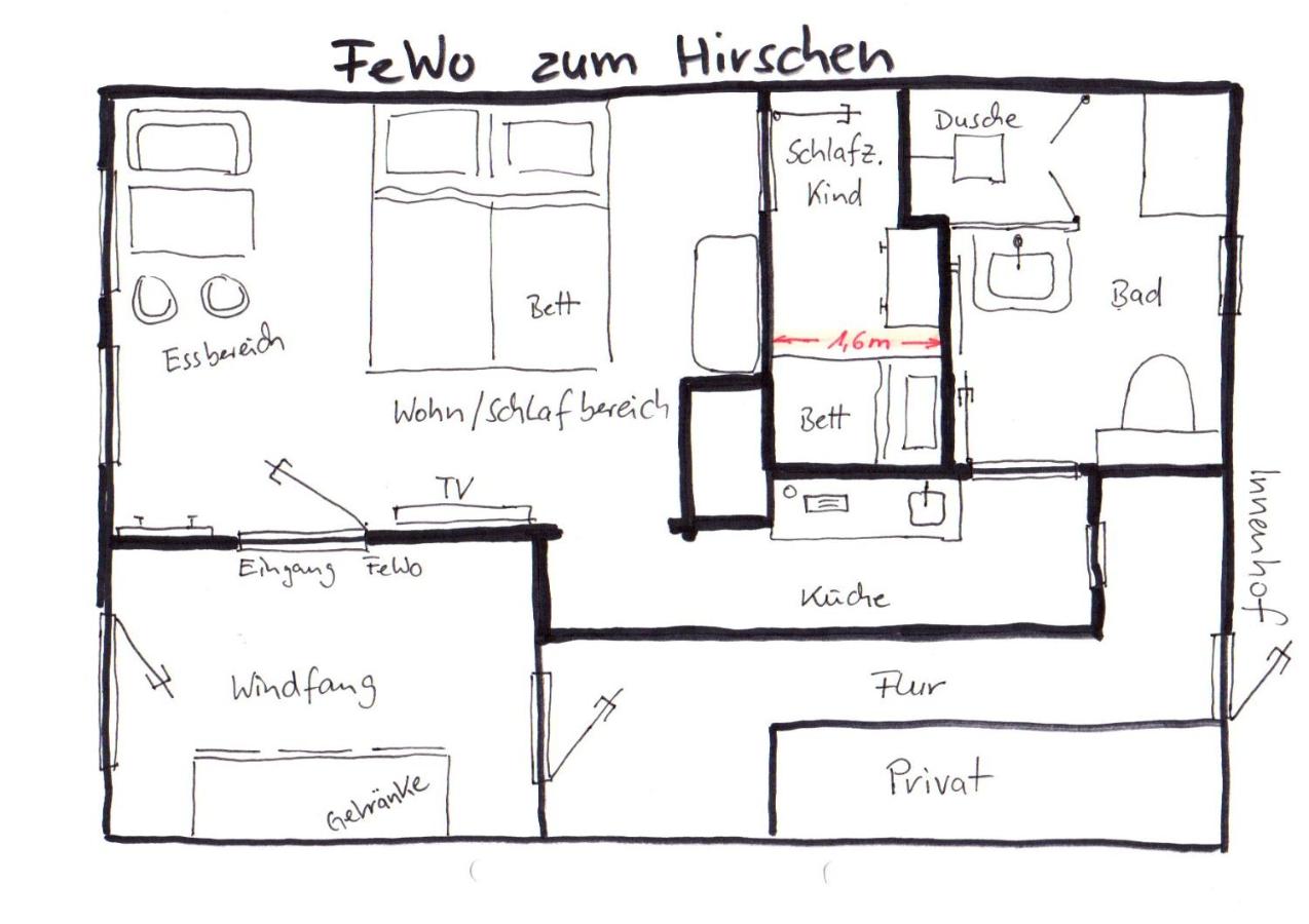 Ferienwohnung zum Hirschen - B&B
