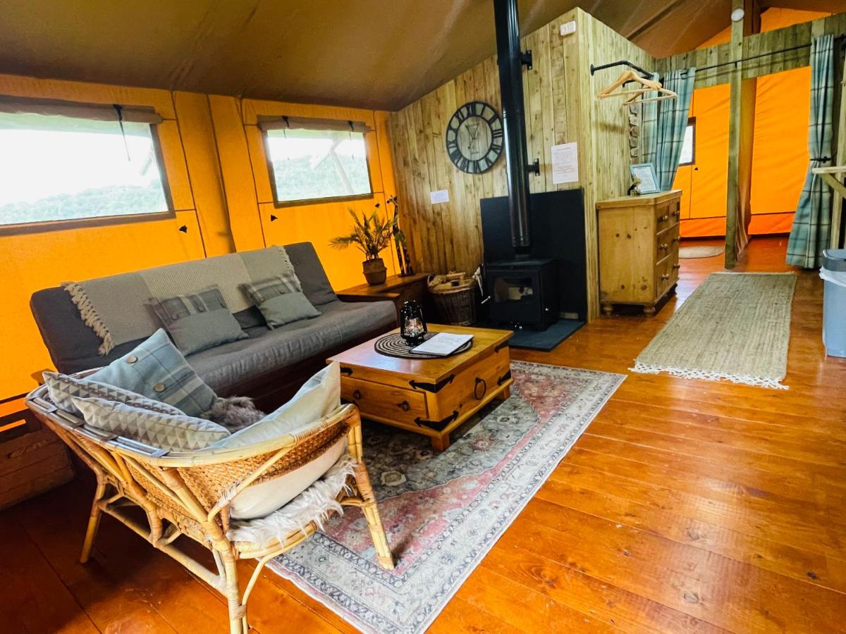 Mountain View Safari Tent with Hot Tub in The Heart of Snowdonia - Bed and Breakfast