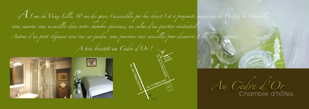 Au Cèdre d'Or B&B - Chambres d’hôtes Lambersart