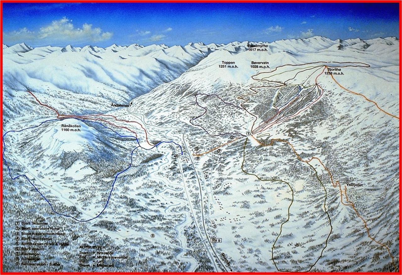 Bjorli Apartment 203 (200m til Skitrekk) - Chambres d’hôtes Bjorli