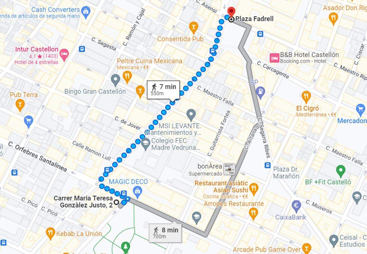 Apartamento cerca del centro con parking gratuito - B&B Castellón de la Plana