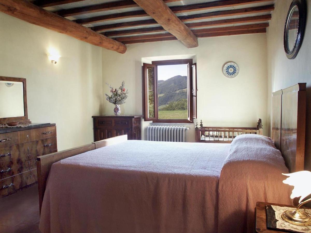Dreibettzimmer mit Bergblick
