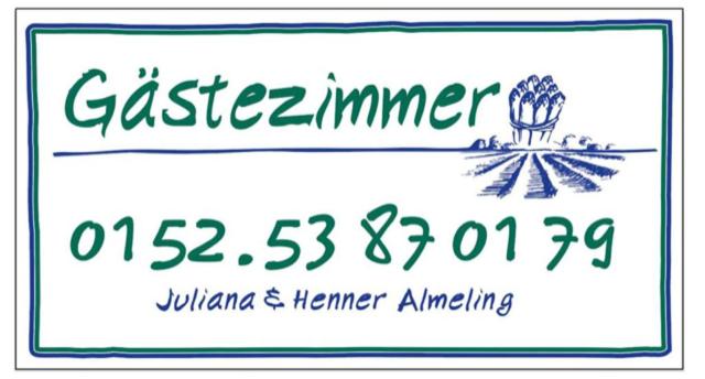 Gästezimmer Almelings Hof - B&B Peine
