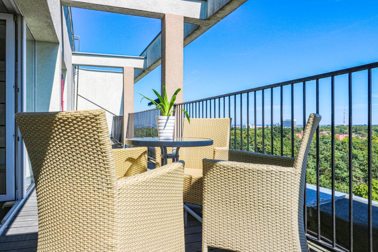 Apartament Morena z widokiem z tarasu na morze - B&B Świnoujście