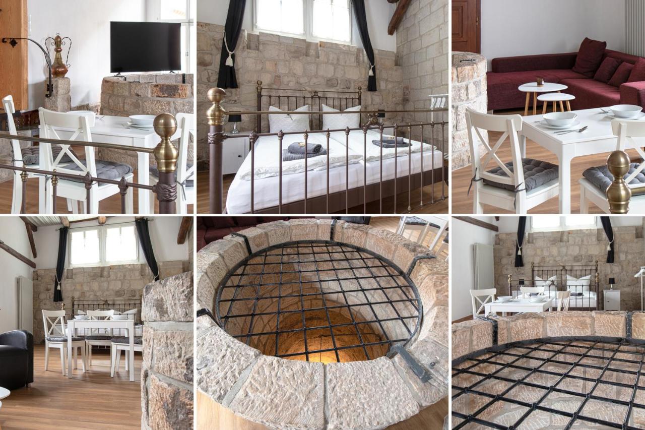 Ferienwohnung mit Brunnen - Ferienwohnung Quedlinburg