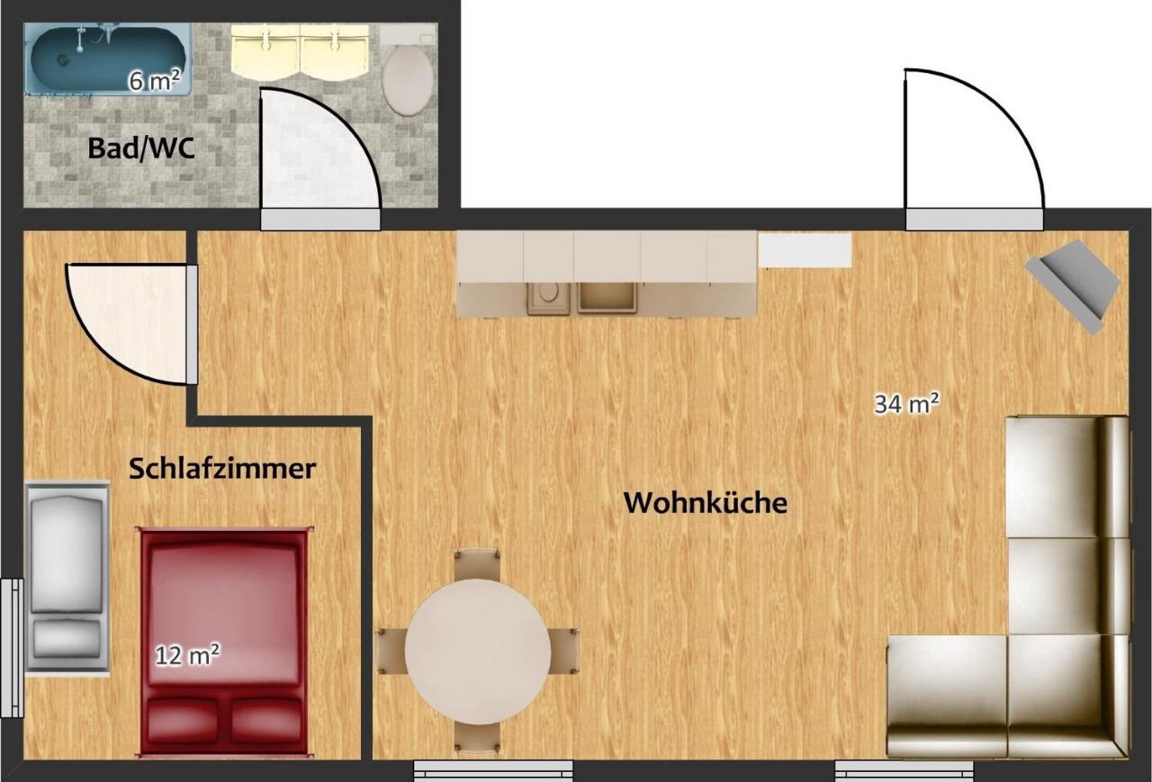 Appartamento con 1 Camera da Letto