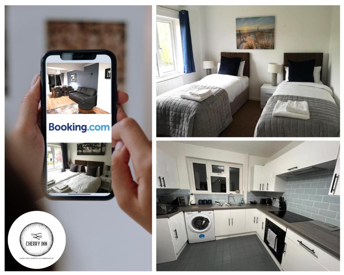 B&B Cambridge - Large 3 Bedroom House with Parking & Garden by Cherry Inn Short Let's & Services Accomodation - Bed and Breakfast Cambridge