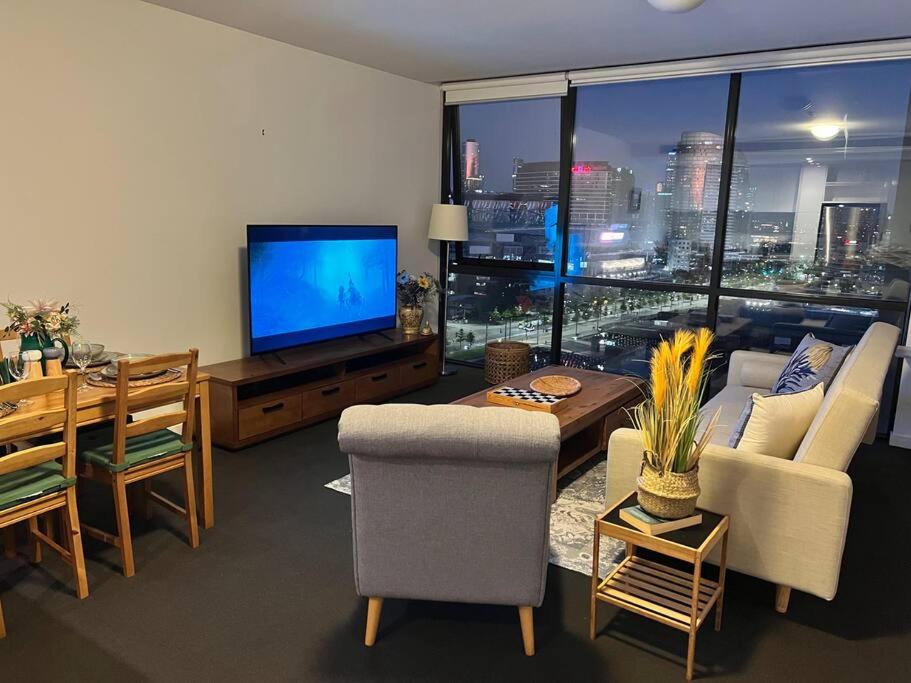 17 Floor Waterfront Apartment Docklands 2BR 2Car - B&B Melbourne