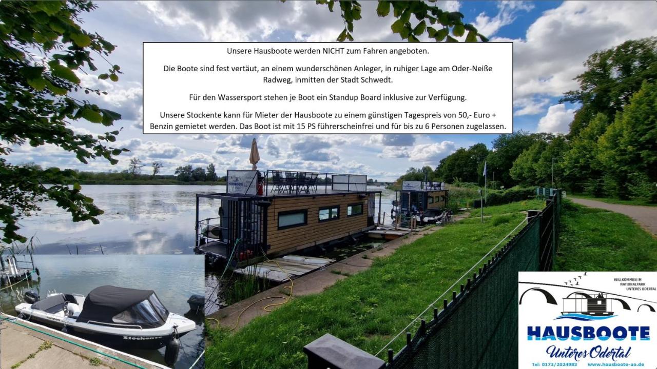 B&B Schwedt (Oder) - Hausboote Unteres Odertal Hausboot Kranich - Bed and Breakfast Schwedt (Oder)