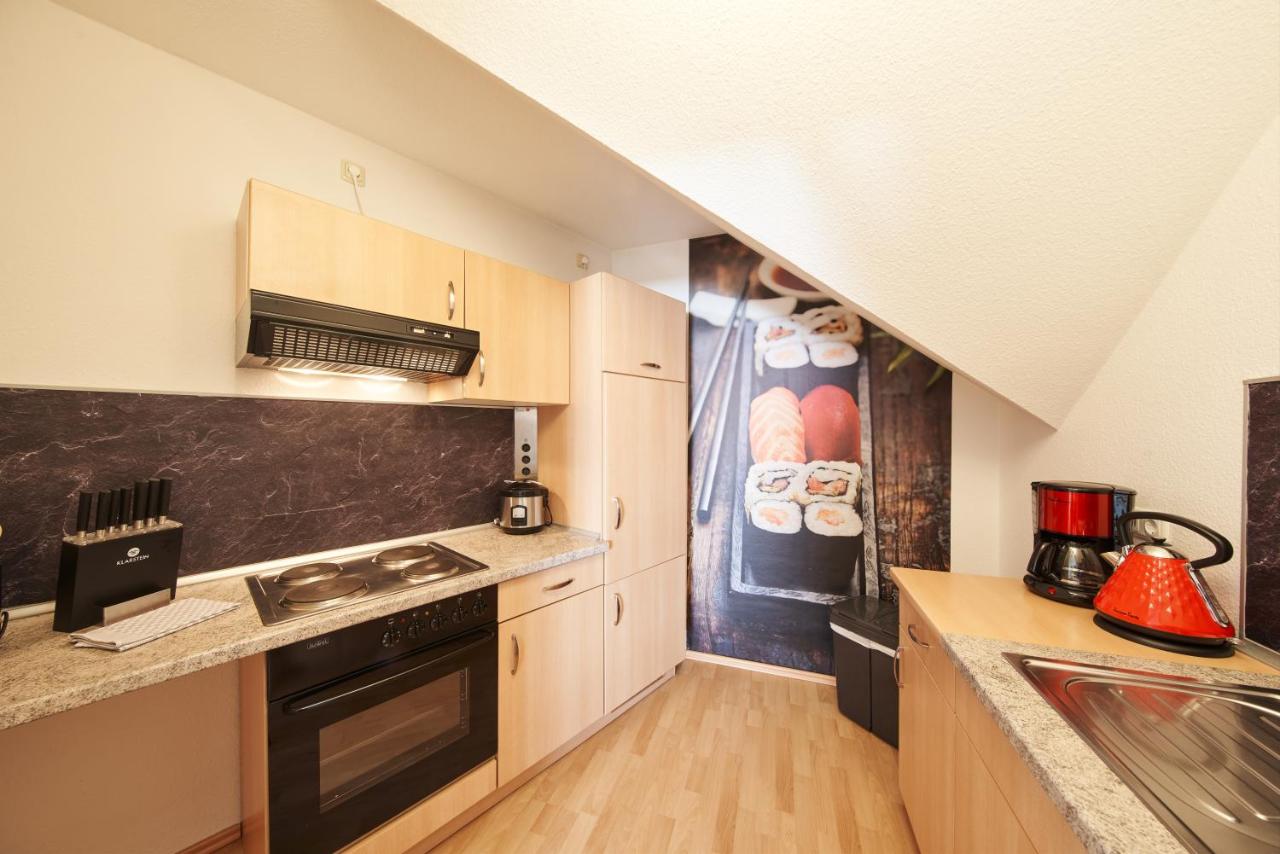 Apartment mit Gartenblick
