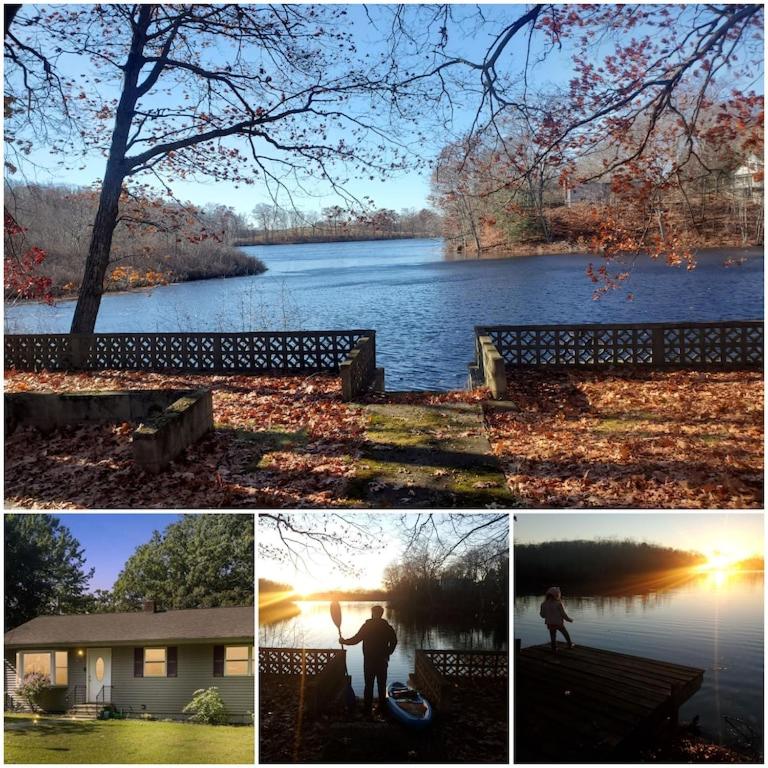 B&B Clayville - NEW Listing: LAKEFRONT Home w/ Dock, Theater Room, Firepit. Near Mystic, Casinos - Bed and Breakfast Clayville