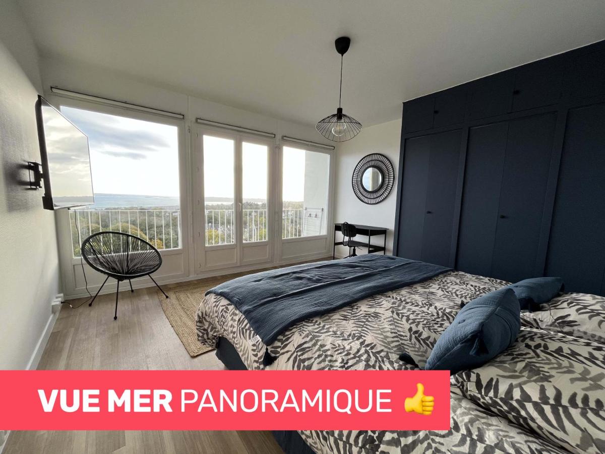 B&B Brest - Nouveau! Appartement vue mer 180° et place parking - Bed and Breakfast Brest