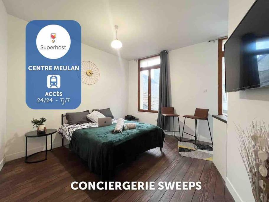 Le petit nid à 2 MIN gare / centre Meulan - B&B