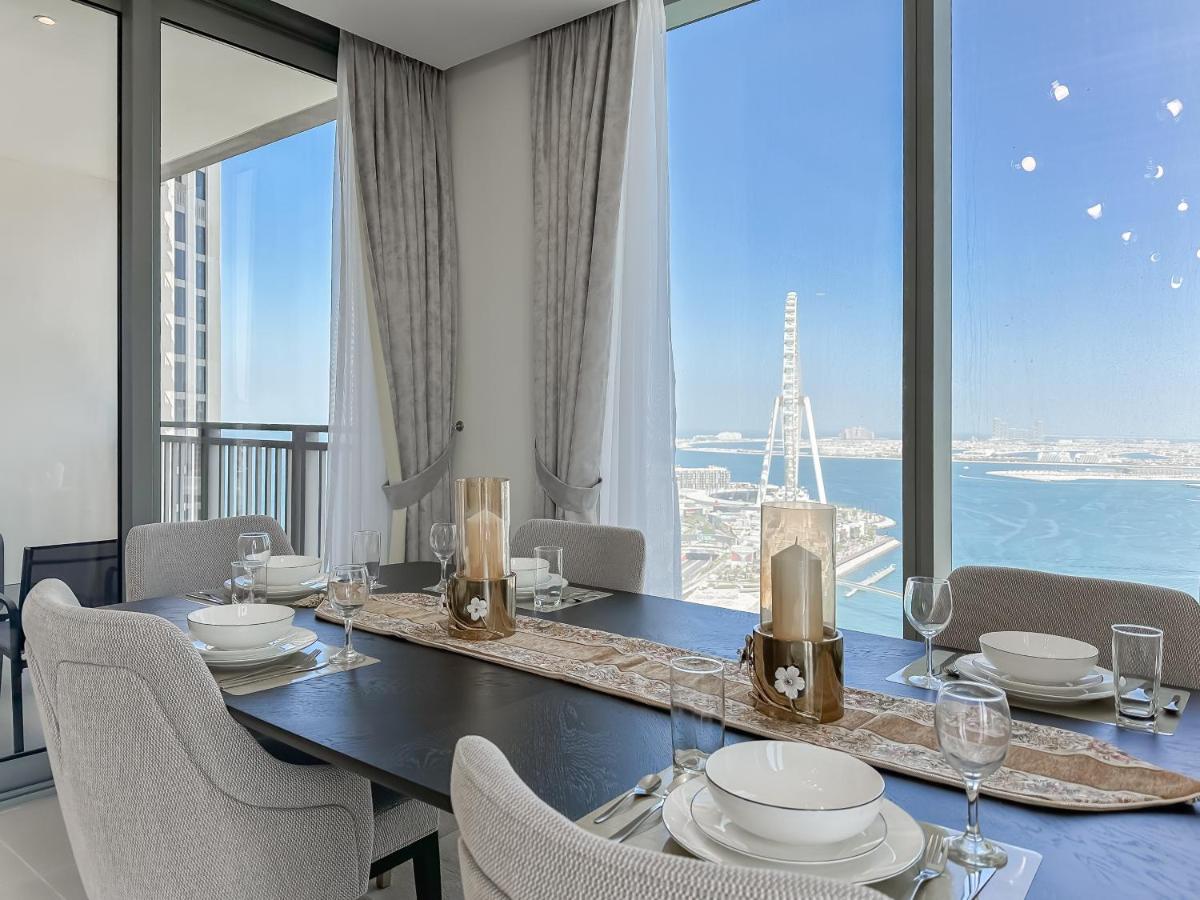 Modern 3BR in Marina, Sea View Next to Bluewater - 28AB02 - Ferienwohnung Dubai