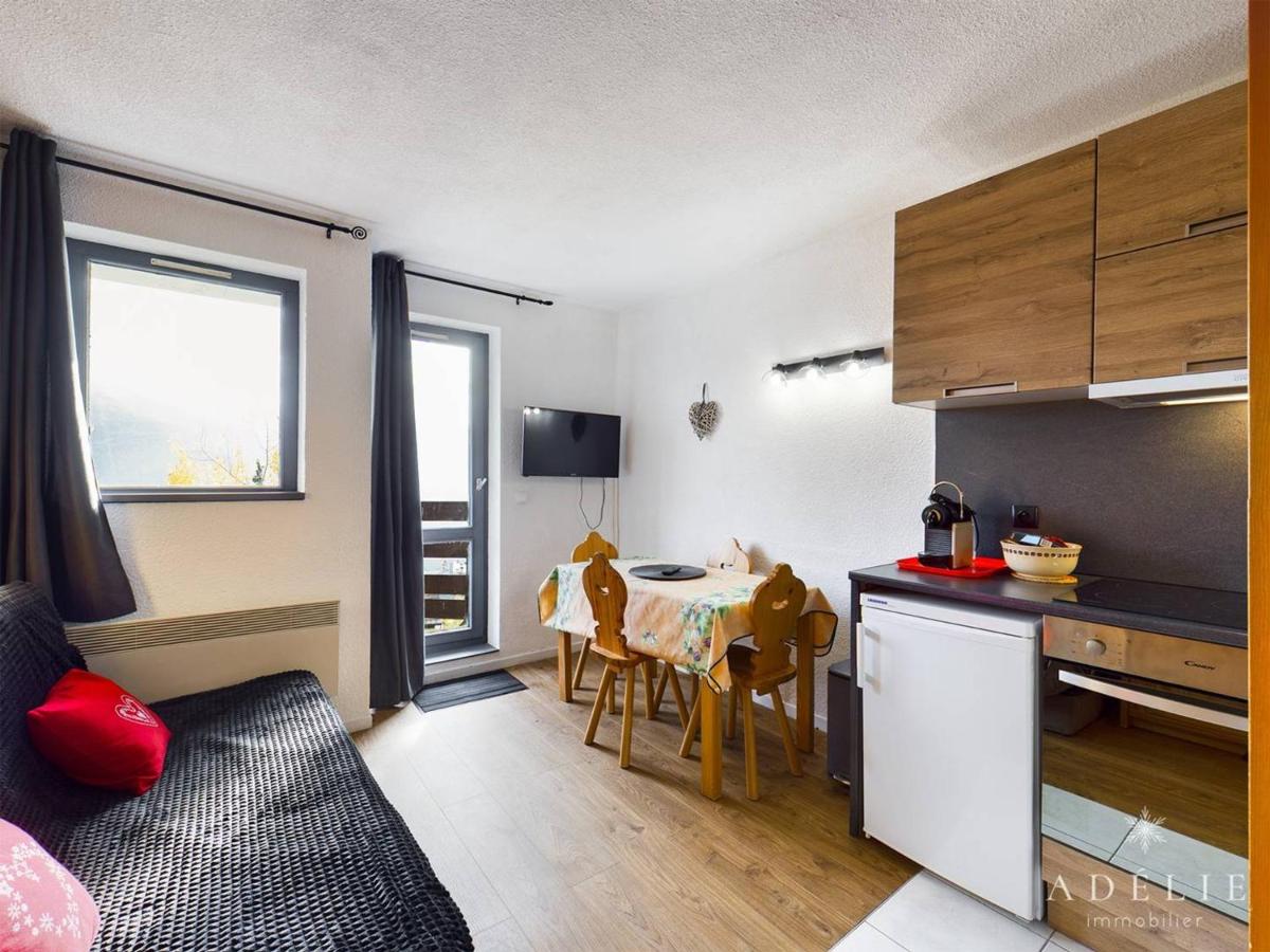 Studio cabine à 80m des pistes avec parking et balcon exposé sud - FR-1-398-643 - Ferienwohnung