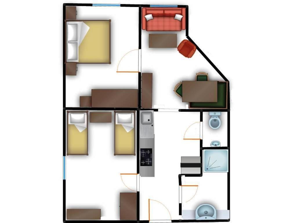 Apartment mit 2 Schlafzimmern