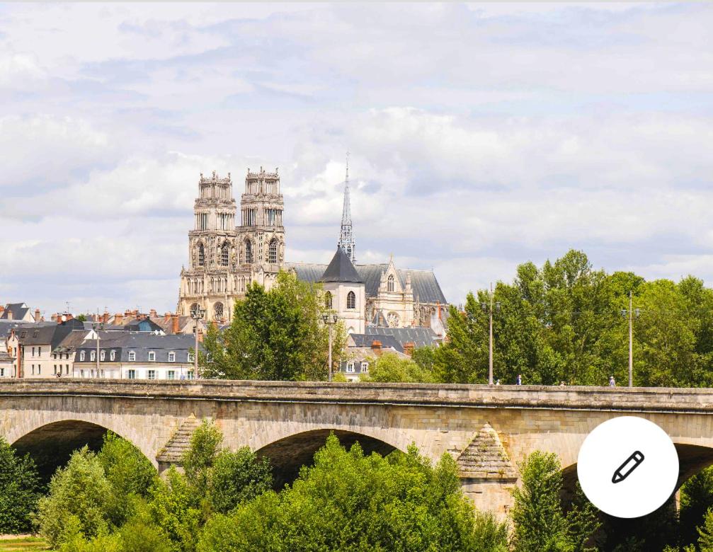 Cosy Loire, T2 neuf, front de Loire ,vue cathédrale,5min à pied centre ville et parking privé - Chambres d'hôtes Orléans