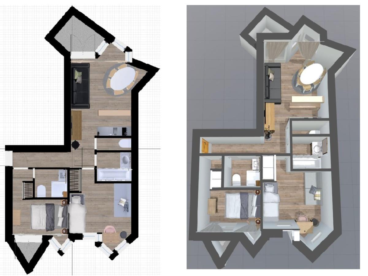 Charmant appartement aux pieds des pistes - 3 pièces pour 6 personnes - Chambres d'hôtes Val-d'Isère