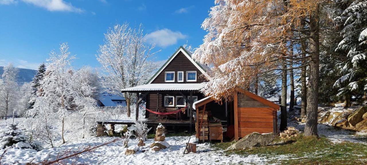 Domek Adam z widokiem na góry Lasówka - B&B