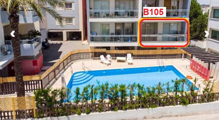 Apartamento con vistas a la piscina 