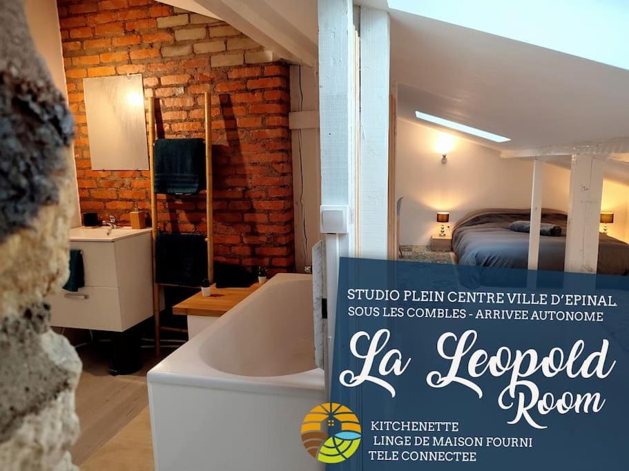 B&B Épinal - Leopold Room 30m2 Hyper centre, Netflix & Wi-fi - Bed and Breakfast Épinal