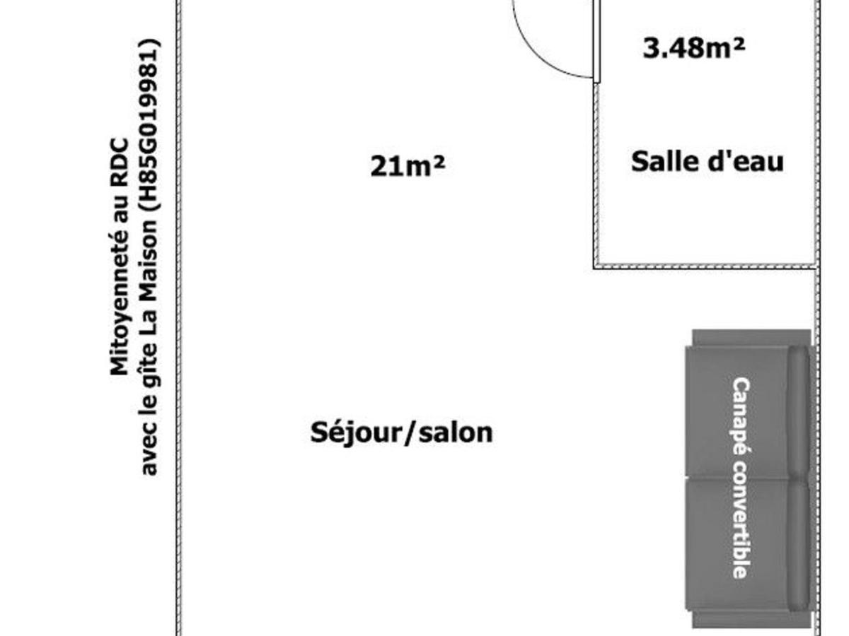 Studio 2 pers rénové en bord de Sèvre avec cuisine équipée et extérieur partagé - FR-1-426-482 - Chambres d'hôtes Mortagne-sur-Sèvre