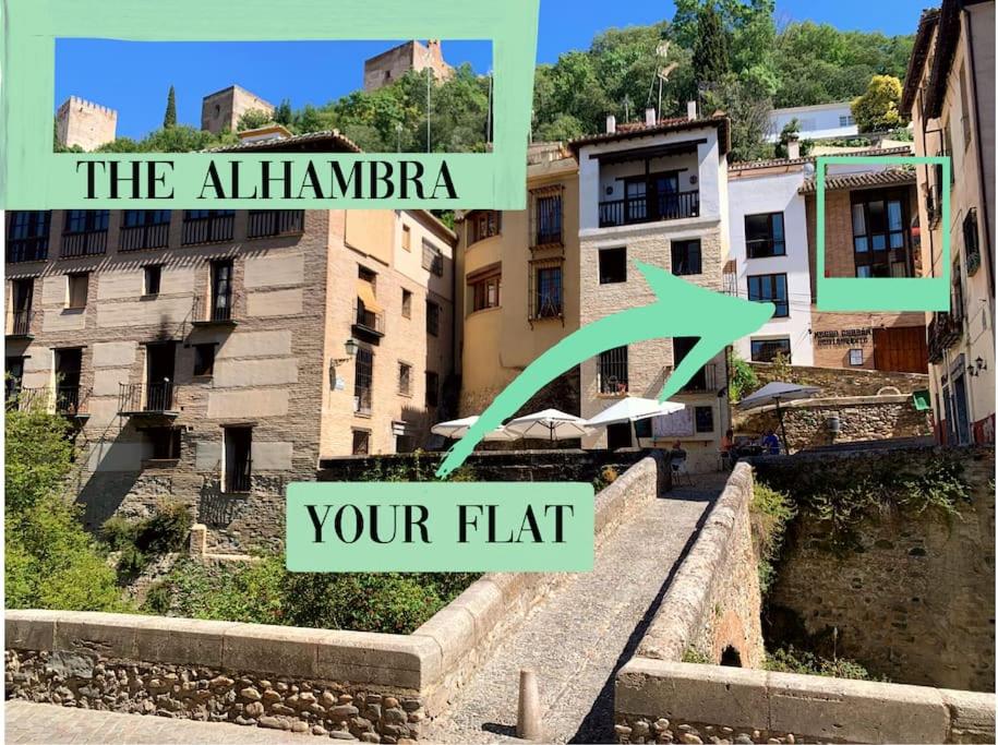 Cosy Flat/Nearly Touching Alhambra/Great Views - B&B Granada