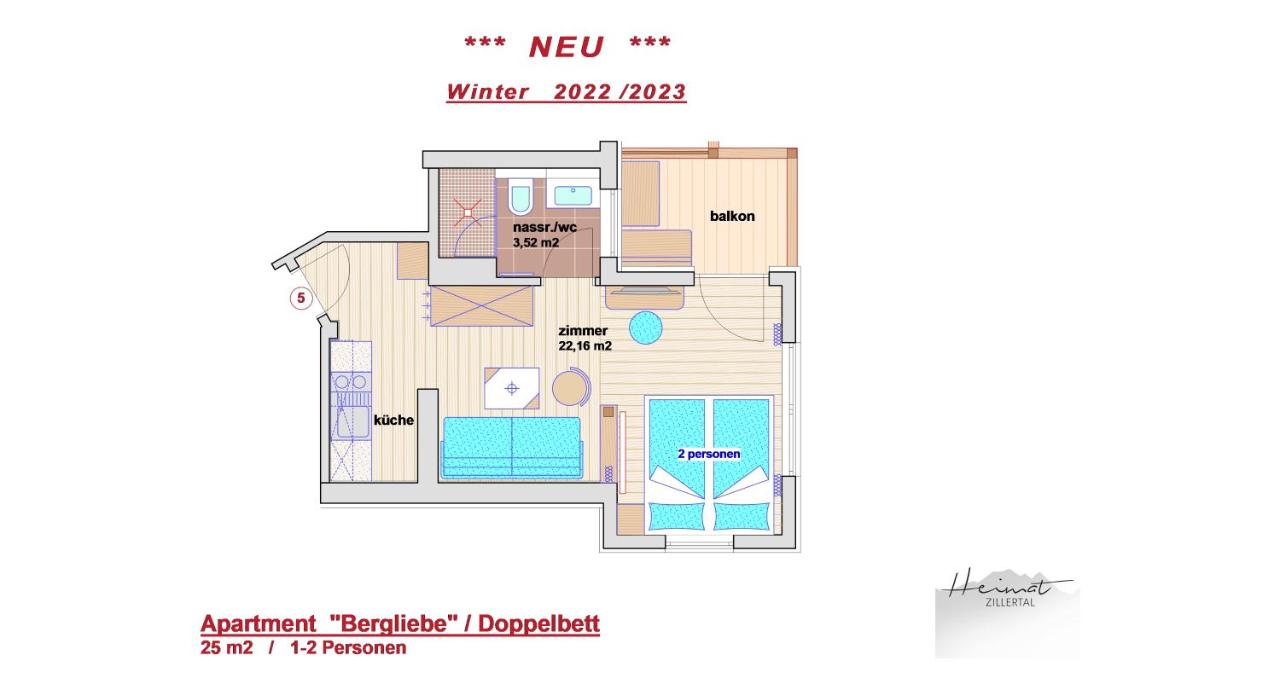 Apartamento de 1 dormitorio