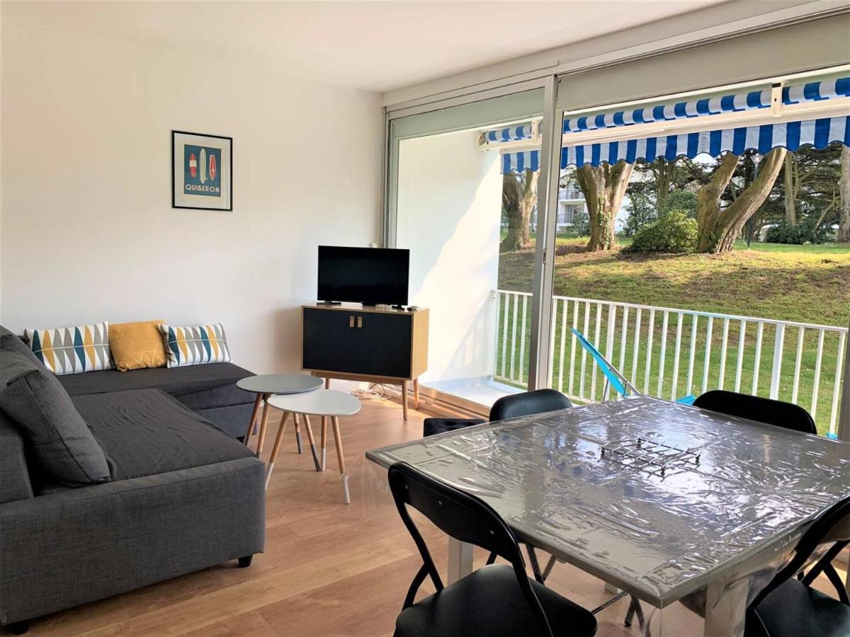 Quiberon, appart 2 pièces rénové, à 2 pas de la plage, loggia sud, garage, classé 2*, pour 3 pers. - FR-1-478-182 - Chambres d’hôtes