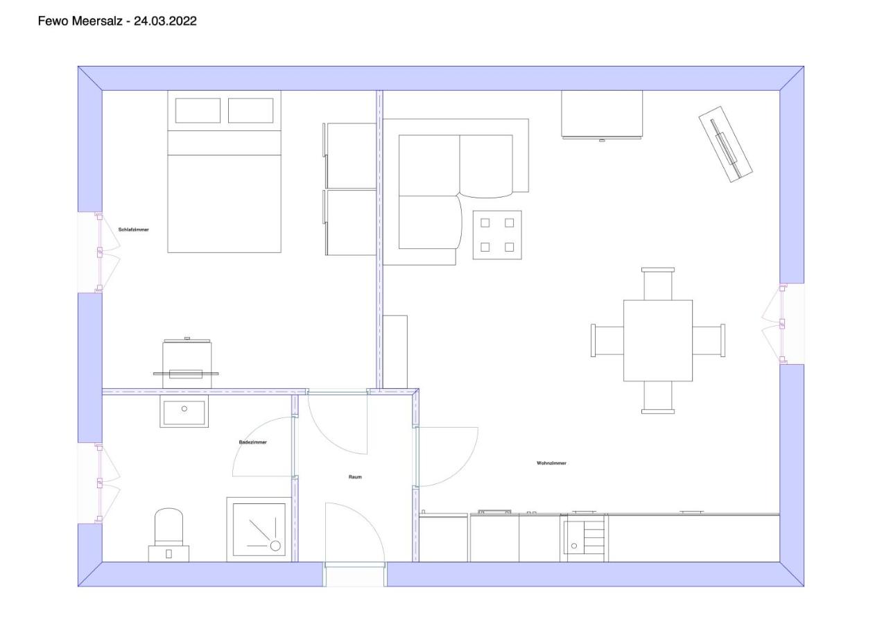 Ferienwohnung Meersalz - B&B