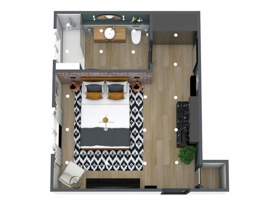 Apartamento de 1 dormitorio