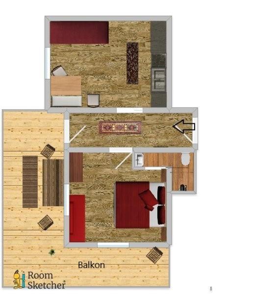 Apartamento de 1 dormitorio