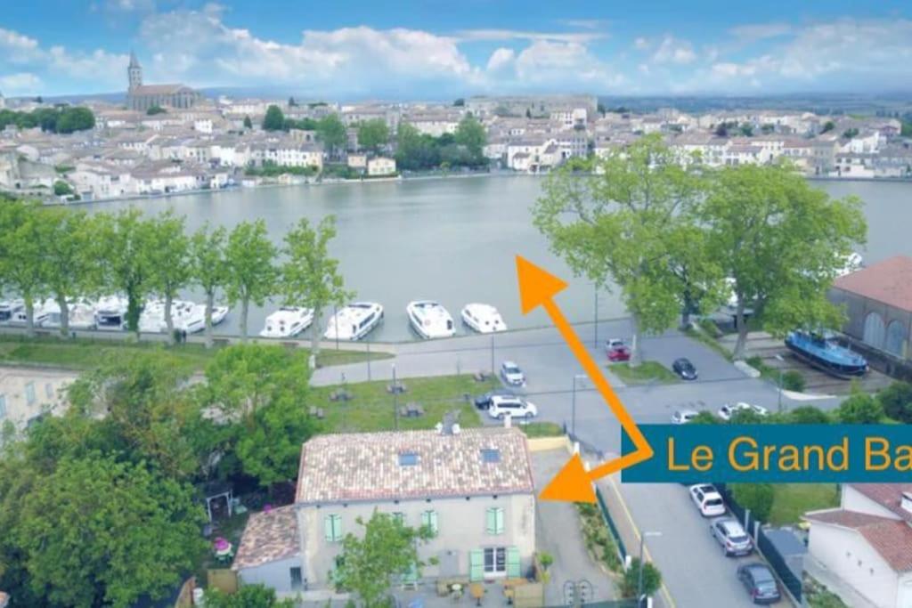 Gite le Grand Bassin - Vue canal du midi - B&B Castelnaudary