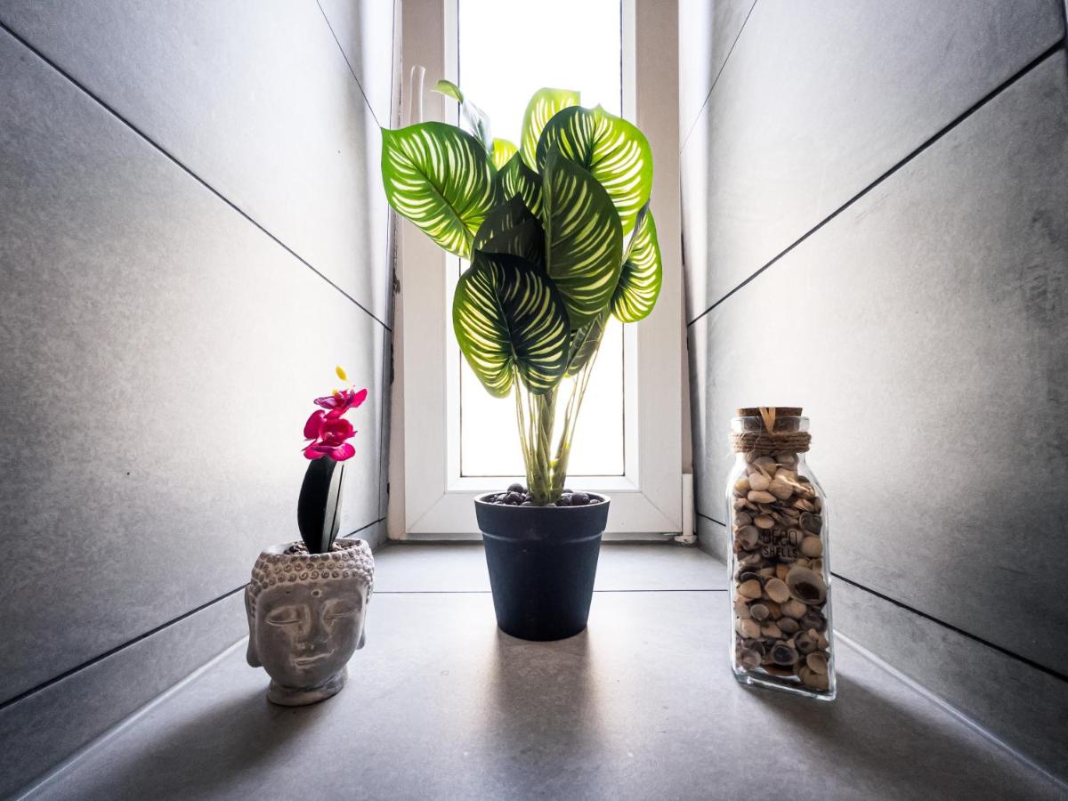 Ruhige 2 Schlafzimmer Wohnung: 5 Einzelbetten + Küche, modernes Bad, TV, Waschmaschine - B&B Leipzig