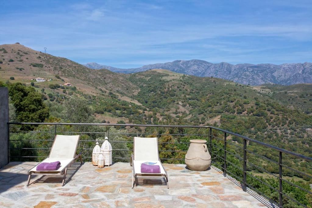Le SAN PETRONE-TOUR EN PIERRE EN CENTRE CORSE ENTRE MER ET MONTAGNE - Chambres d'hôtes Moltifao