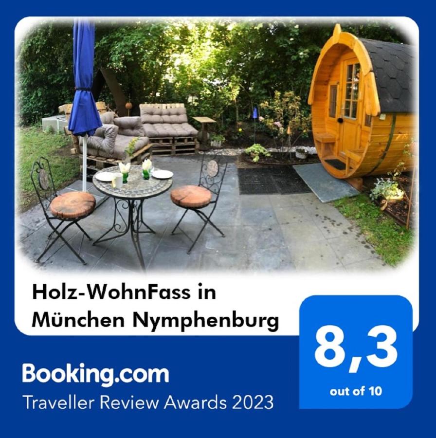 B&B München - Holz-Wohnfass in München-Nymphenburg - Bed and Breakfast München