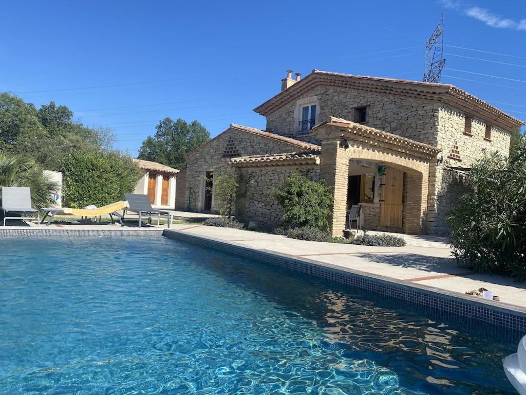 Villa Masada location saisonnière Ardèche-Provençale - Ferienwohnung Larnas