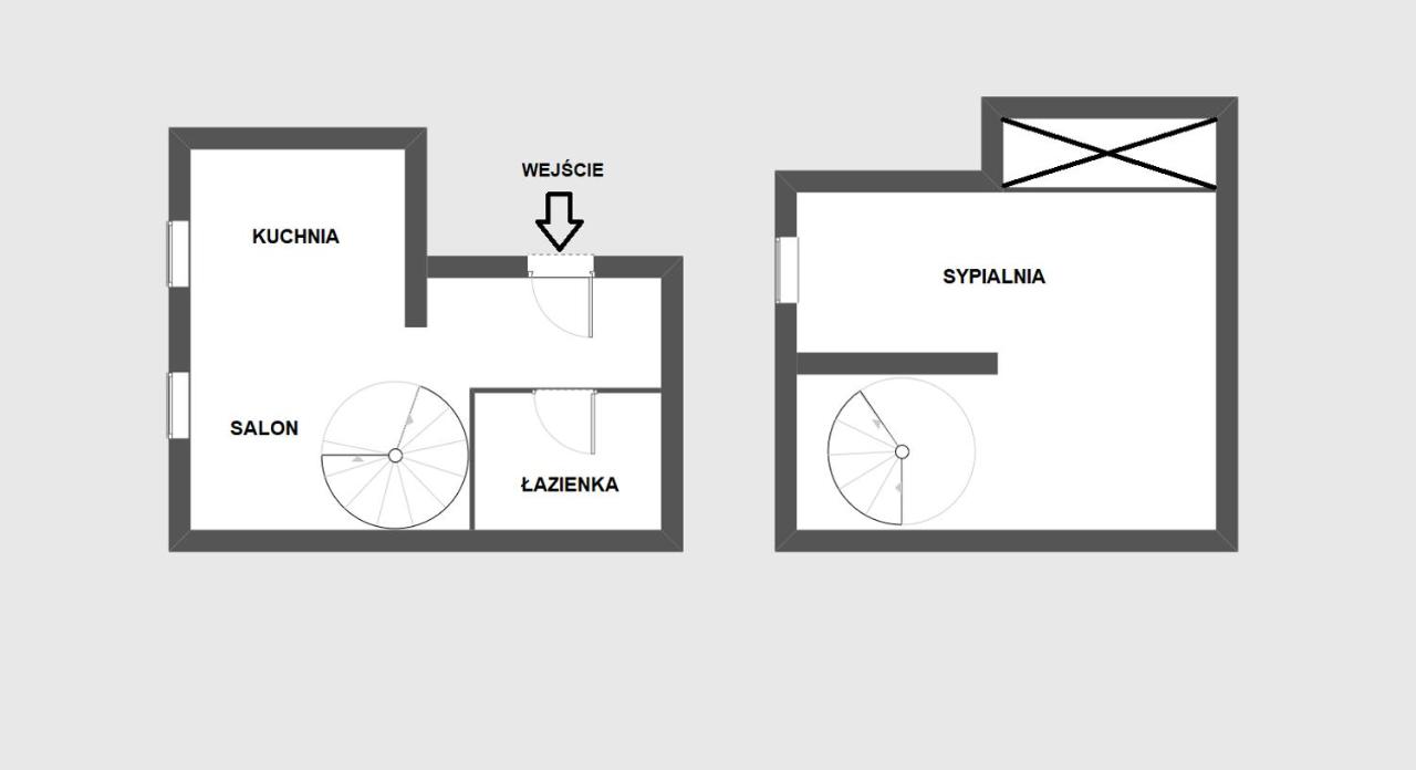 AS-HOME Dwupoziomowy apartament przy Dworcu PKP PARKING FREE - B&B