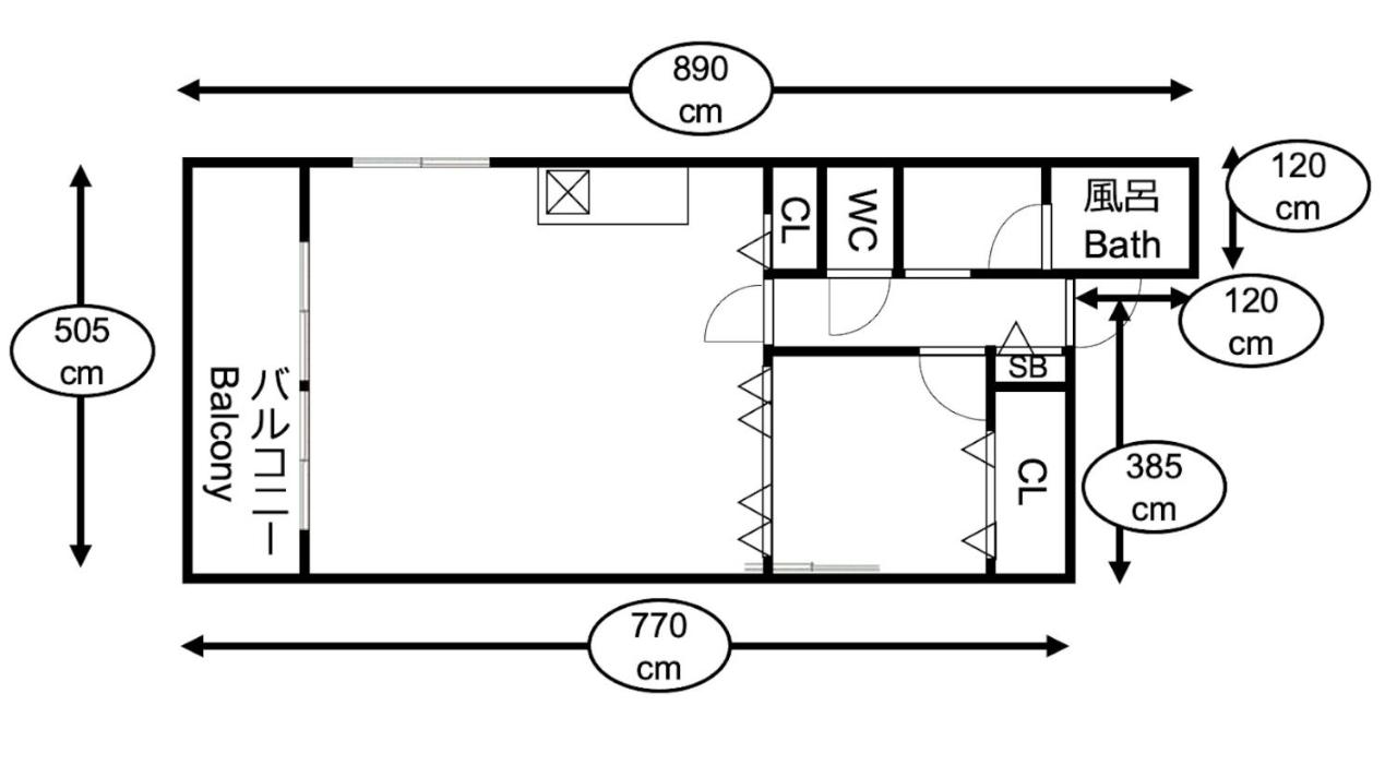 Easy to visit Kyoto Kobe Nara Osaka, 3 mins walk to Dotonbori & Namba - B&B Osaka