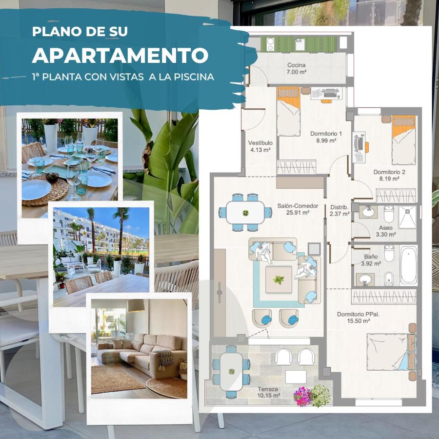 Appartement - Vue sur Piscine 