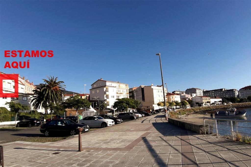 Vistas a la ría de Muros Noia en Portosín - Ferienwohnung